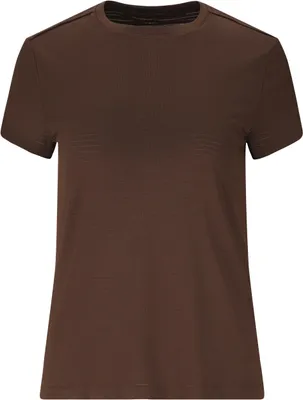 Image de ATHLECIA Miwa V2, t-shirt de sport pour femmes, couleur marron, taille 38
