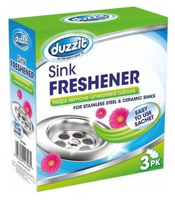 Obrázek produktu pro Osvěžovač do dřezu proti nepříjemným pachům Sink Freshener Duzzit 3x30 g