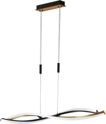 Produktbild von Fischer & Honsel Torcido LED Pendelleuchte 26,3W Tunable white steuerbar dimmbar Acrylglas sandschwarz 61018