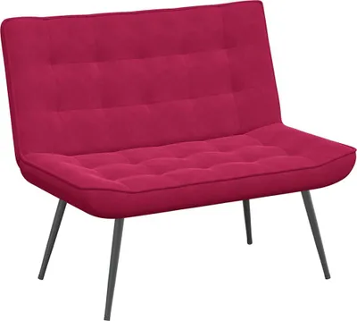 Immagine prodotto di vidaXL Panca rosso vino 110x74x84 cm in velluto