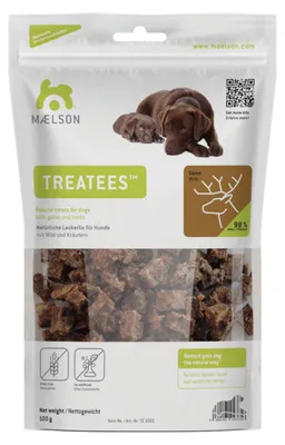 Produktbild von Maelson Treatees Wild Hundeleckerlis, 100 g - die gesunde Belohnung für Hunde!