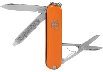 Immagine prodotto di Victorinox Classic SD, coltello tascabile svizzero compatto, 58 mm, arancione
