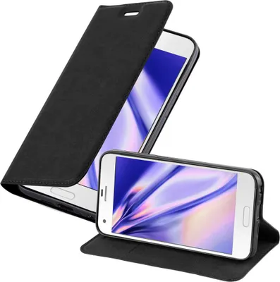 Immagine prodotto di Cadorabo custodia per HTC ONE A9S cover protettiva in nero custodia per cellulare cover chiusura magnetica