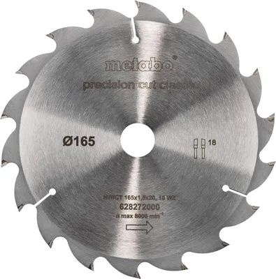 Image de Metabo CordlessCutClassic 165x20 18 WZ 20