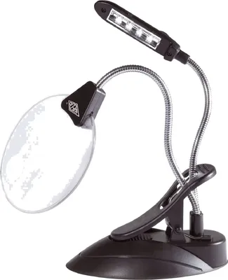 Produktbild von Wedo Lupenlampe mit LED sw Vergrößerung 2+4fach