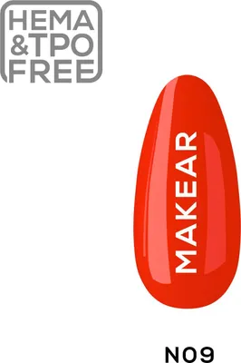 Produktbild von N09 Neon UV Nagellack 8 ml Makear