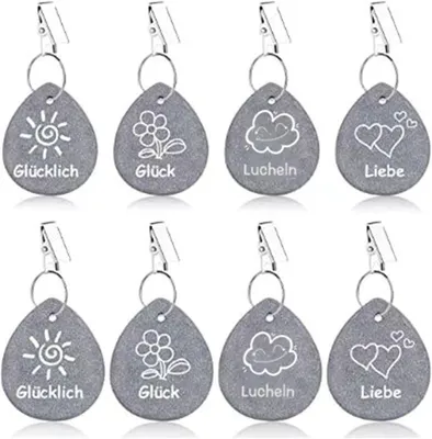 Produktbild von Set mit 8 Tischdeckenbeschwerern zum Befestigen von Tischdecken – für Zuhause/Restaurant/Hochzeit – Picknickdekoration – vielseitiges Zubehör