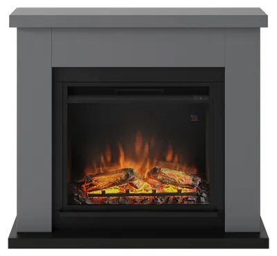 Image de Cheminée électrique décorative "Frode" Gris foncé - Powerflame