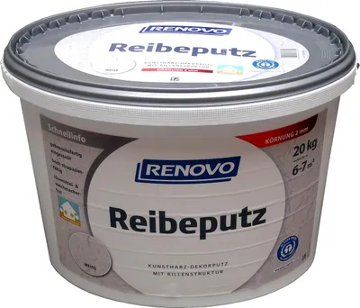Produktbild von 20kg Renovo Reibeputz 2mm Weiß innen/außen
