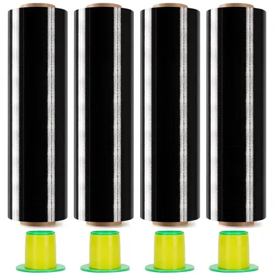 Immagine prodotto di Solidchoice - 4 rotoli di pellicola trasparente per imballaggio - ideale per imballare e traslocare