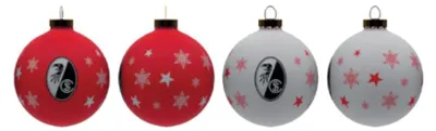 Produktbild von SC Freiburg Christbaumkugeln 4er-Set