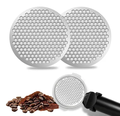 Espresso-Kaffeefilter 58 mm, 150 μm, Edelstahl, 2 Stück