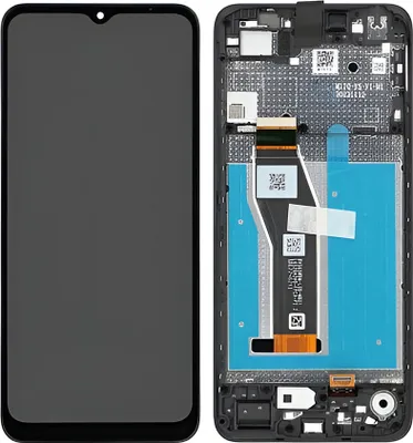 Produktbild von Original LCD Display Touchscreen Bildschirm Rahmen Schwarz für Motorola Moto E13 XT2345