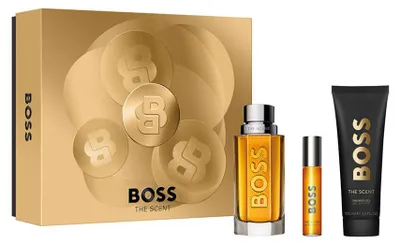 Image de Coffret de parfums Hugo Boss - Eau de toilette 100 ml + Eau de toilette 10 ml + Gel douche 100 ml