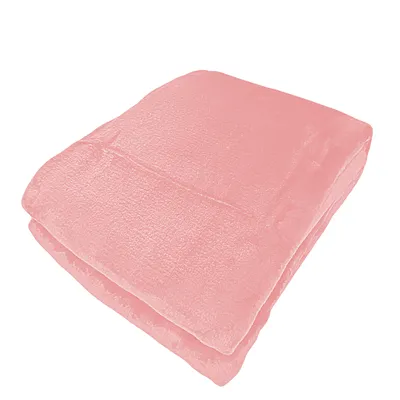 Produktbild von Flanell Wohndecke uni 150 x 200 cm rosa uni