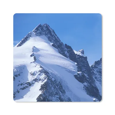 Produktbild von MuchoWow® Mauspad Mousepad Der österreichische Großglockner mit Bergen in Europa 20x20 cm - Mousepads - Maus Mat - Pad - Mausunterlage - Desk Mat - Bureauartikeln