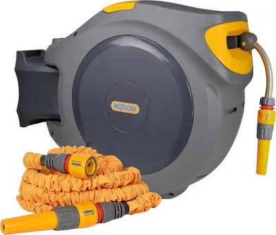 Productafbeelding van Automatische Slanghaspel 40m met Gratis Flexibele Tuinslang 7,5m