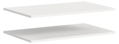 Produktbild von Karin 2 lose Regalböden 78x48 cm weiß.
