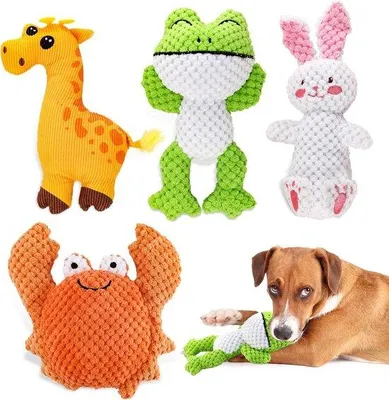 Produktbild von Weiches Plüsch-Spielzeug für Hunde bis 12kg