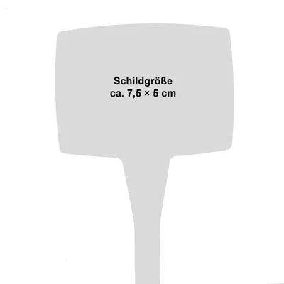 Produktbild von 18 Pflanzenschilder 30cm Stecker Preisschildhalter Etikettenhalter Kunststoff