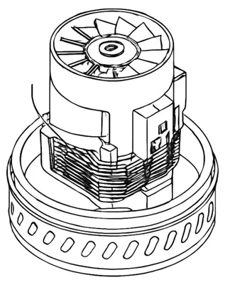 Produktbild von Original Kärcher Saugmotor für A 2701