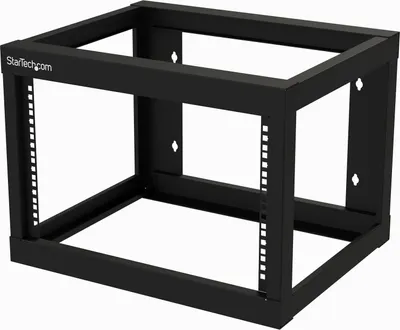 Obrázek produktu pro StarTech.com RK619WALLO, Nástěnný regál, 6U, 80 kg, 10,5 kg, Černá