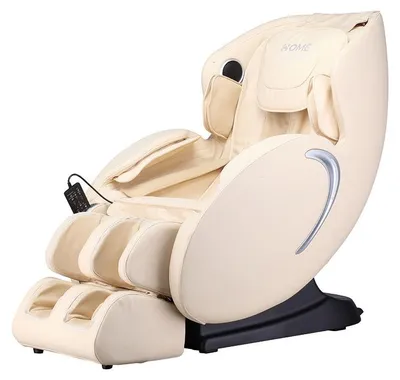 Produktbild von HOME DELUXE - Massagesessel SONO Beige - inkl. Zero Gravity Funktion, Bluetooth und Heizung I Massagestuhl Relaxsessel mit Wärmefunktion