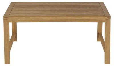 Produktbild von Miliboo - Rechteckiger Gartencouchtisch aus massivem Teakholz L100 cm SUNDA
