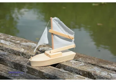 Zdjęcie produktu dla EDUPLAY 210270 Zestaw żaglowca, 19 x 7 x 17,5 cm, drewno, naturalny