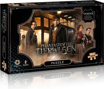 Produktbild von Fantasy Puzzle zum Film Phantastische Tierwesen J. K. Rowling 500 Teile