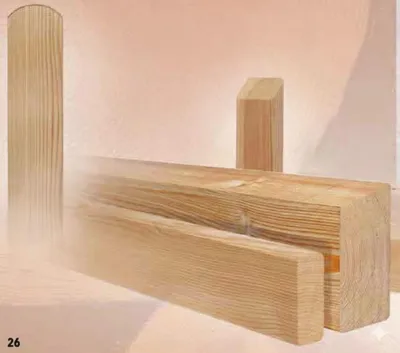 Produktbild von Vierkantzaunlatte - 4,5 cm , 2,7 cm, Fichte / Kiefer, 100 cm