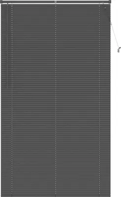 Zdjęcie produktu dla vidaXL Żaluzja wenecka, srebrno-szara, 213 x 110 cm, PVC