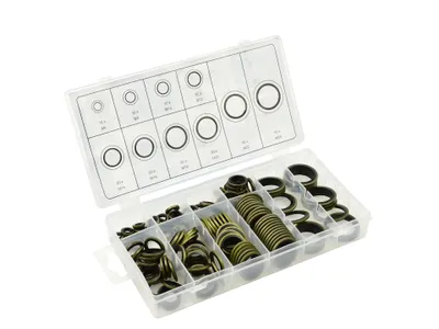 Productafbeelding van GEKO Sada van 150 afdichtingsringen, rubber/staal, type G03606