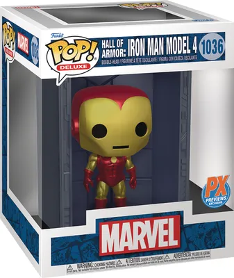Immagine prodotto di FUNKO POP! - MARVEL - Hall Of Armor Iron Man Modello 4 #1036 PX Anteprima Esclusiva