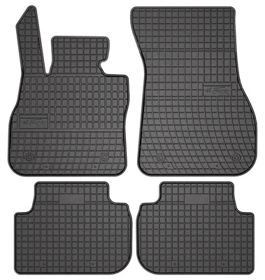 Produktbild von Gummi-Fußmatten für BMW 2 F44 2020- (Coupé) – 4-tlg, Schwarz, passgenau – Wielganizator SolidPRO