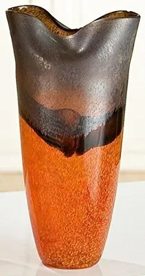 Produktbild von Gilde Glas Konische Vase Arancia 39881