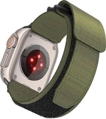 Obrázek produktu pro FORCELL F-DESIGN FA05 nylonový řemínek vhodný pro hodinky APPLE Watch 38 / 40 / 41 mm zelený