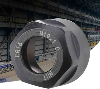 Image de Ecrou de serrage,Ecrou de pince de serrage,Porte-mandrin de fraisage CNC,Pince de serrage de type A,Pince de serrage de type M