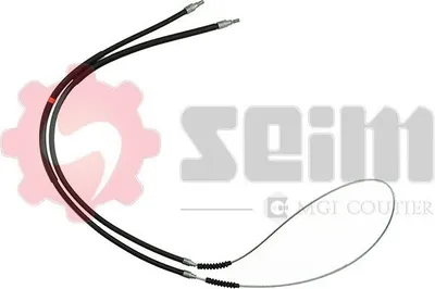 Produktbild von SEIM Handbremsseil Seilzug Feststellbremse für FIAT DUCATO Pritsche/Fahrgestell (230) Hinten 204294
