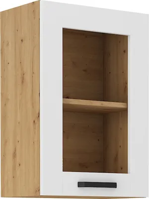 Produktbild von Kondela Oberer Küchenschrank Lula 40 GS-72 1F – Weiß / Artisan-Eiche