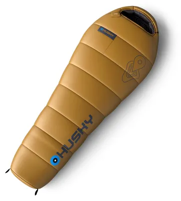 Productafbeelding van Husky mummyslaapzak voor kinderen Junior Mustard -10°C 2024 - 190 cm - Geel