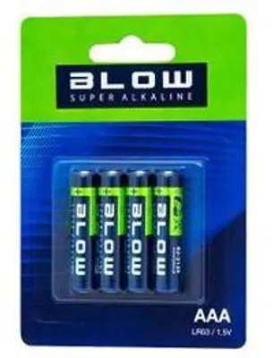 Productafbeelding van BLOW Batterij SUPER Alkaline AAA LR03, verpakking met 4 stuks
