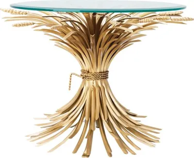 Produktbild von Casa Padrino Luxus Beistelltisch Antik Gold Ø 80 x H. 55 cm - Designermöbel