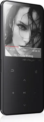 Productafbeelding van Bluetooth-scherm met touchscreen, MP3/MP5-speler, 8 GB opslag, HIFI-luidspreker, draadloos, compact, zwart