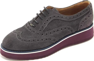 Produktbild von 3884AN scarpa allacciata donna LA MARTINA woman suede shoes