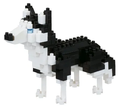 Productafbeelding van Nano Block bouwpakket: Husky - 200 onderdelen