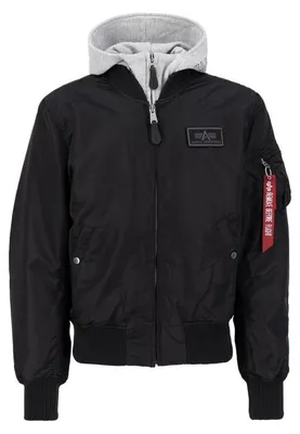 Produktbild von ALPHA Industries MA1 D-Tec Bomberjacke Schwarz, Größe:M