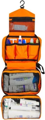 Produktbild von Kosmetiktasche mit Haken – Reiseaccessoire, uni – Große, hängende Toilettasche – Kosmetiktasche