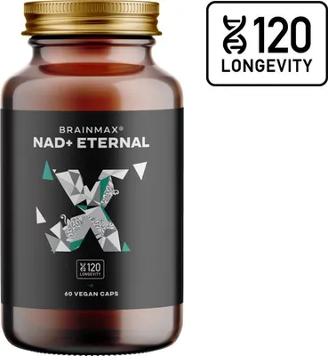 Obrázok produktu pre BrainMax NAD+ Eternal, 60 vegetariánskych kapsúl