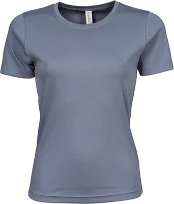 Produktbild von Tee Jays 580 | Ladies Interlock Damen T-Shirt - Farbe: Flint Stone - Größe: XL